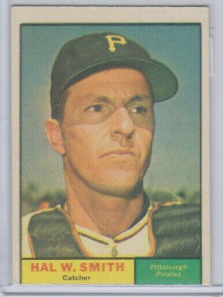 1961 Topps 242 Hal W.  Smith Pittsburgh Pirates Exmt Sp Tough Card