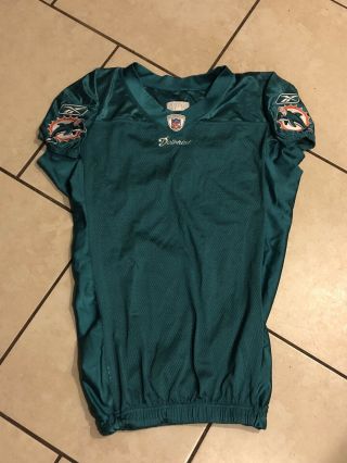 Nfl Miami Dolphins Player Issued Game Used? Jersey 2005 Matt Roth Blank Reebok