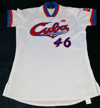 Orestes Kindelán Cuba 1996 Atlanta Summer Olympics Game Baseball Jersey
