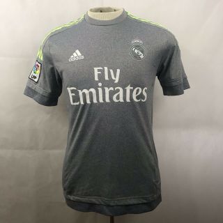 Adidas Men’s Real Madrid Away 15/16 Jersey Small Ronaldo Benzema Modric Zidane