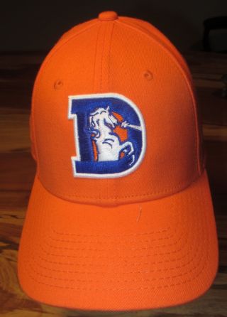 Nfl Denver Broncos Mens Cap,  Hat,  Old Logo,  Orange,  Era,  Stretchback,  Euc