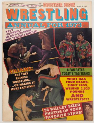 Wrestling Annual For 1973 6 Featuring Andre The Giant Rookie Card