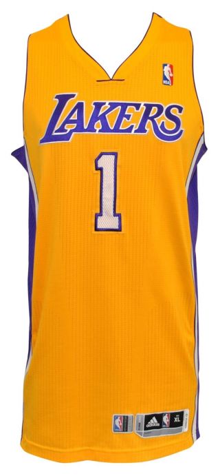 2013 - 14 Jordan Farmar Los Angeles Lakers Game - Home Jersey 2