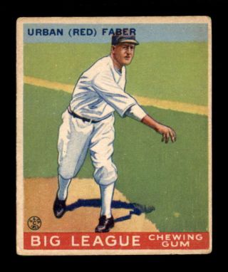 1933 Goudey 79 Red Faber Vgex X1706512