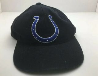 Vtg Indianapolis Colts Sports Specialties Pro Line Snapback Hat Horseshoe