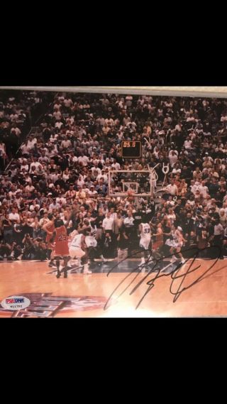 Michael Jordan Chicago Bulls 8x10 Photo Autographed Signed Psa/dna.