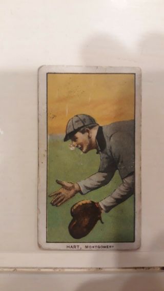 Rare 1909 - 11 T206 Jimmy Hart Old Mill Back Southern League Montgomery