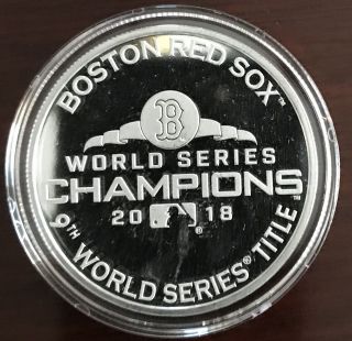Highland 2018 Boston Red Sox World Series Champions Silver Coin