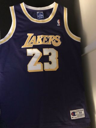 Cedric Ceballos Authentic Los Angeles Lakers Jersey Size 44