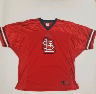 Vintage Lee Sport St Louis Cardinals Jersey Shirt Baseball Mlb Mens Size 2xl Xxl