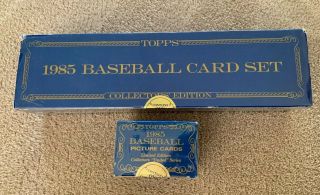 1985 Topps Tiffany Complete Set With 1985 Traded Set – Both
