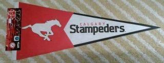 Calgary Stampeders Full Size Cfl Football Pennant