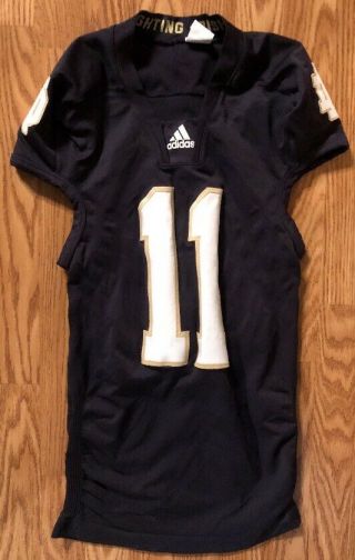 Notre Dame Football 2010 Team Issued Home Jersey 11