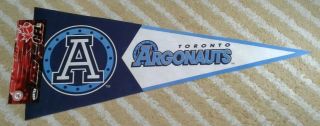 Toronto Argonauts Full Size Cfl Football Pennant