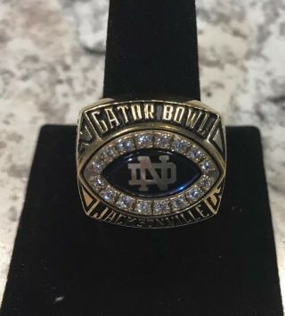 2003 Team Issued Notre Dame Football Gator Bowl Ring