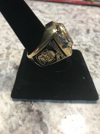 2003 TEAM ISSUED NOTRE DAME FOOTBALL GATOR BOWL RING 4