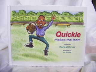 Donald Driver Autographed " Quickie Makes The Team " Book Green Bay Packers