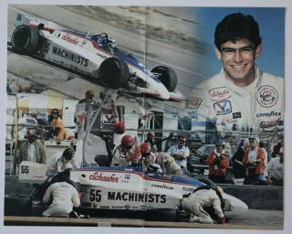 Josele Garza Indycar World Series 1985 Card - Machinists Union Racing March 85c