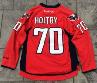 Braden Holtby Washington Capitals Nhl Hockey Stitched Jersey Adult Small Mens