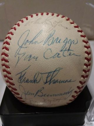 1964 Phillies Autographed Psa Authenticated Signed Team Baseball.  Richie Allen