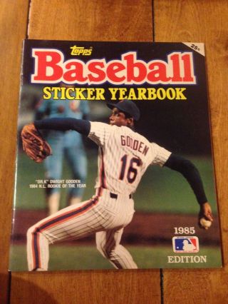 1985 Topps Baseball Sticker Album Book Dwight Gooden Dr.  K