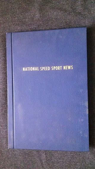 National Speed Sport News 1954 - 62 Bound Volume Large Format