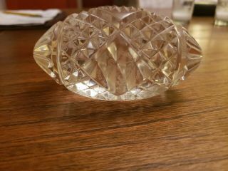 Waterford Crystal Lsu 2003 Tigers National Champions Football Paperweight