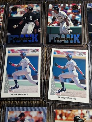 2 X 1990 Leaf Frank Thomas Chicago White Sox 300 Baseball Card And 58 More