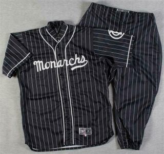 2007 Gil Meche Kc Royals Monarchs Game - Negro League Uniform Jersey Pants