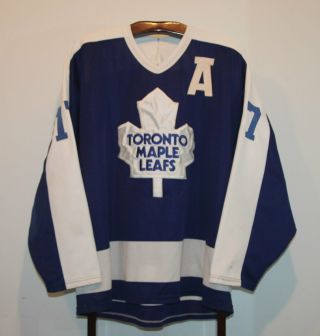 Ccm 1987 - 88 Wendel Clark Toronto Maple Leafs Hockey Jersey Size Adult Xl