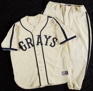 2009 Evan Meek Pirates Homestead Grays Worn Gu Negro League Uniform Jersey Pants