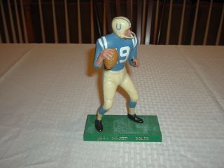 1958 - 1962 Hartland Plastics Football Statue Baltimore Colts Johnny Unitas