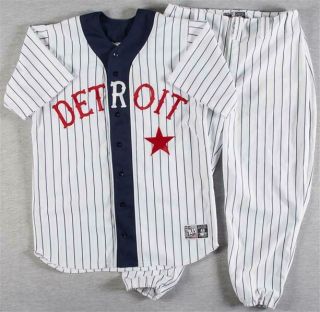 2009 Fred Dolsi Tigers Detroit Stars Game - Negro League Uniform Jersey Pants