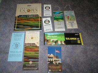 U S Open Golf Tickets Plus Program And Pairing Schedules - 4 Tickets - 1993 - 1995 - 02