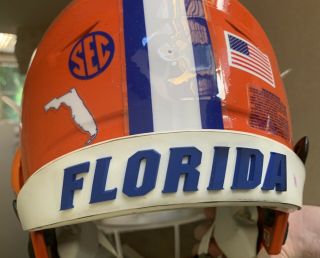 Florida Gators Game Worn Helmet Sec Football 8