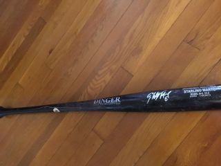 Starling Marte Game Bat Pittsburgh Pirates Autograph Signed 3