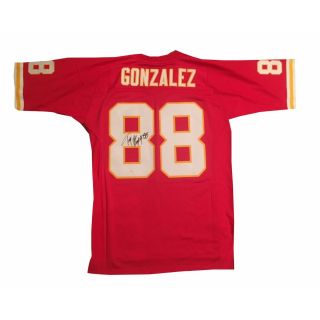 Tony Gonzalez Autographed Kansas City Chiefs Mitchell & Ness Football Jersey Jsa