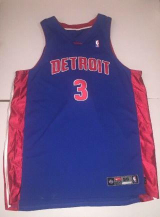 - Ben Wallace Detroit Pistons Authentic Nike Nba Jersey Size 56