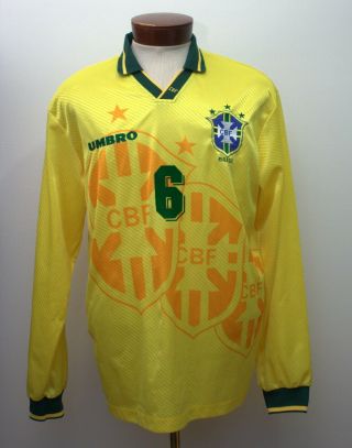 Camiseta Jersey Maillot Maglia Brazil 1994,  Size Xl,  No Match Worn