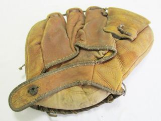 1940’s Vintage Pee Wee Reese Model Baseball Leather Glove Mitt Sg366