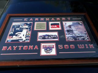 Dale Earnhardt Sr Autographed Picture Of Daytona 500