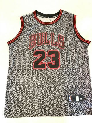 Michael Jordan Chicago Bulls Nba Basketball Jersey Limited Edition Adidas Sz 2xl
