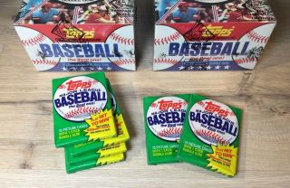 1981 Topps Baseball Wax Packs (two) Psa 10 Nolan Ryan $2312