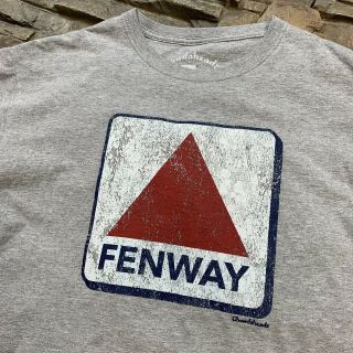 Fenway Park Citgo Sign Distressed Print Boston Red Sox T Shirt Mlb Mens Large