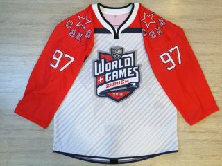 KHL World Games CSKA Moscow Russia Game Issued ЦСКА Ice Hockey Jersey KAPRIZOV 3