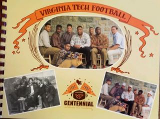 1992 Virginia Tech Football Media Guide Program