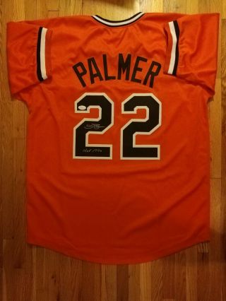 Jim Palmer Signed Orioles Jersey Inscribed " Hof 1990 " (jsa) 6xall Star Pitcher