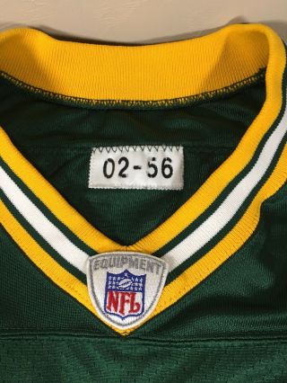 Billy Lyon Green Bay Packers Reebok Game Issued 2002 NFL Worn Jersey 3