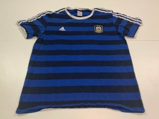 Lionel Messi Argentina Adidas Men’s Black/blue Soccer Jersey/shirt - Xl