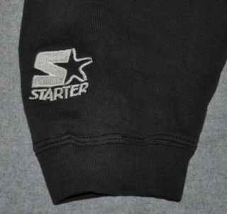 vtg 90s STARTER Florida State Seminoles FSU Sewn Sweatshirt Men ' s LARGE L Black 4